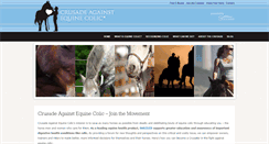 Desktop Screenshot of coliccrusade.com